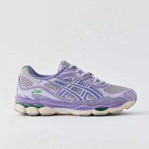 New ASICS GEL NYC Sneaker Shoes in Cement Grey Ash Rock Lavender Purple
